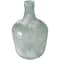 17" Frosted Spanish Bottle Recycled Glass Vase